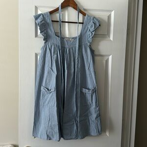 Christy Dawn Bennett Dress in Big Sur Blue Size Large